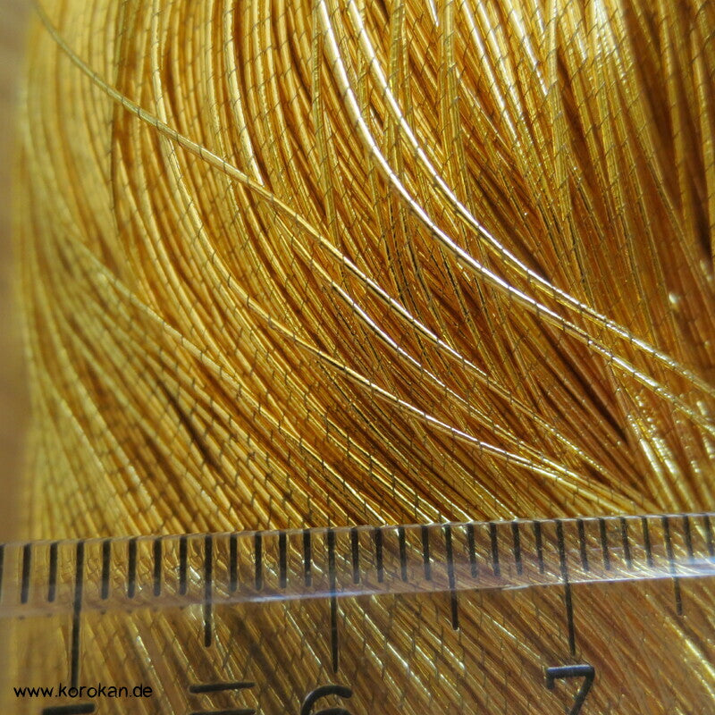 echtes Goldgarn, gelbgold aus japanischer Obi Werkstatt