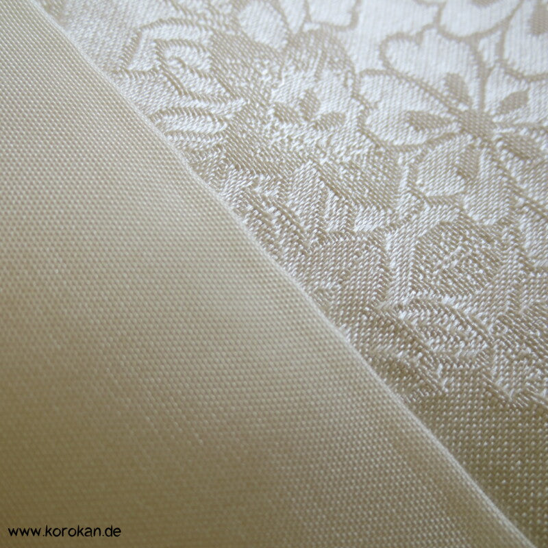 bunte bestickte Wellen Seidendamast Furisode Kimono