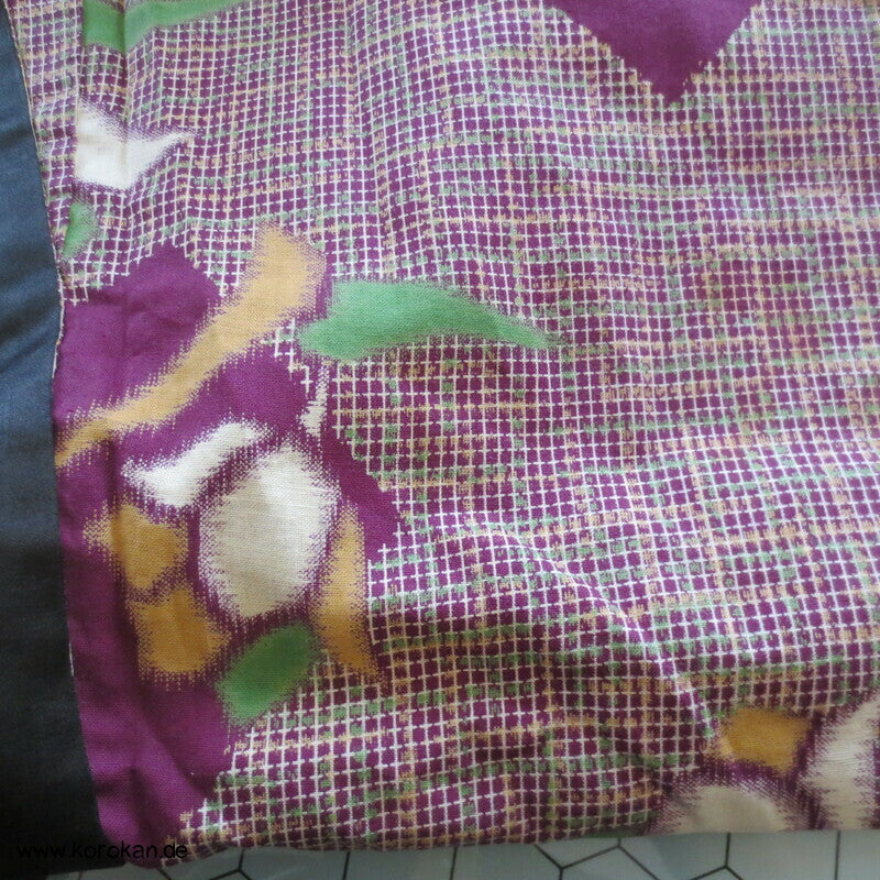 Nenneko Meisen Kimono Jacke - abstrakte Rosen