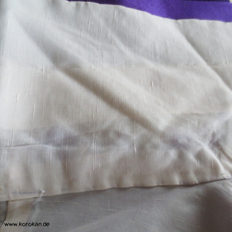 Seidendamast Furisode Kimono lila bunt