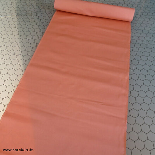 uni blush Obi Futter Seiden Rips, fest und steif