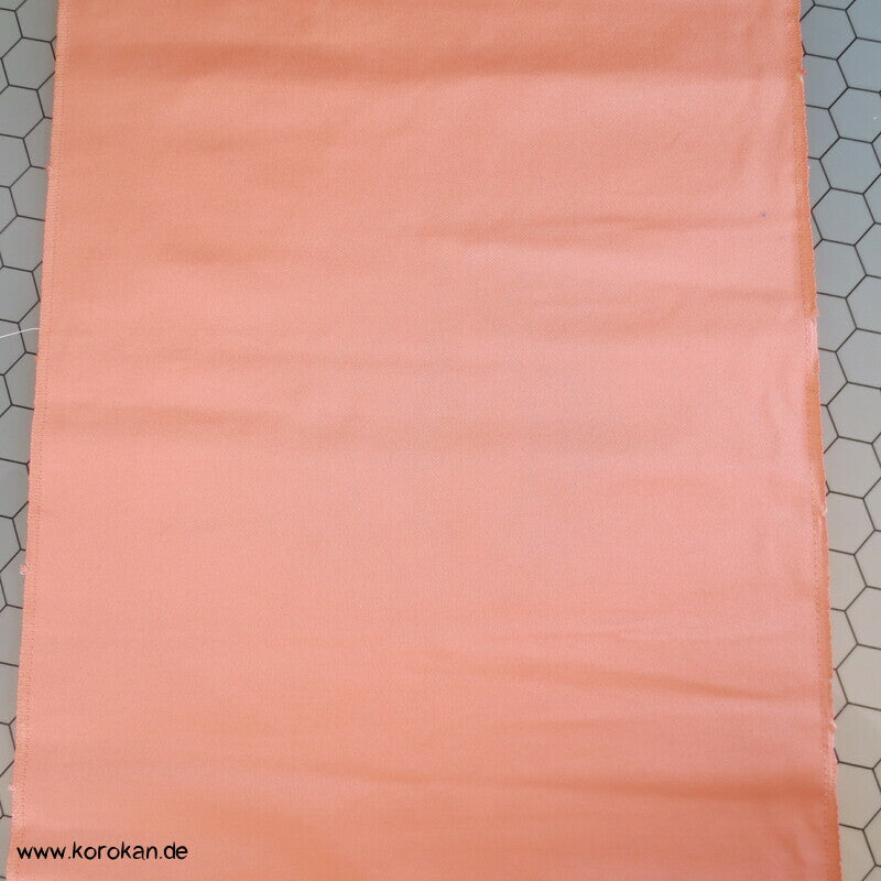 uni blush Obi Futter Seiden Rips, fest und steif