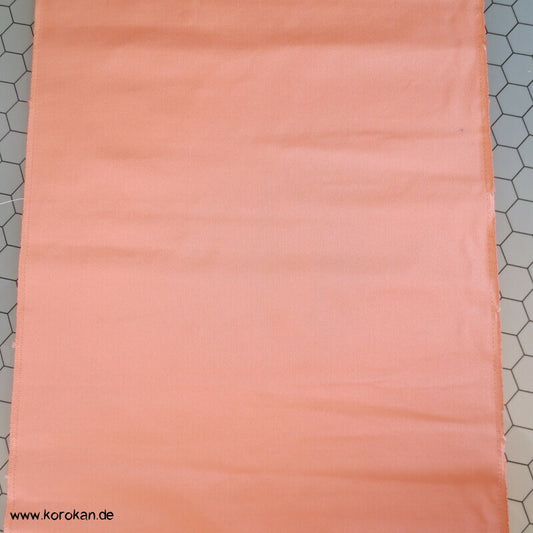 uni blush Obi Futter Seiden Rips, fest und steif