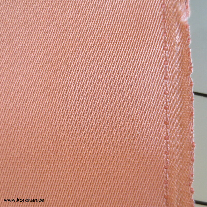 uni blush Obi Futter Seiden Rips, fest und steif