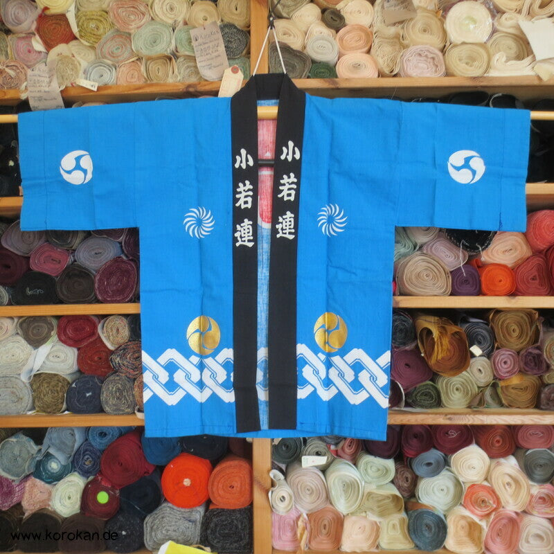 Happi Jacke mit Kanji und Tomoe Motiv, für Kinder