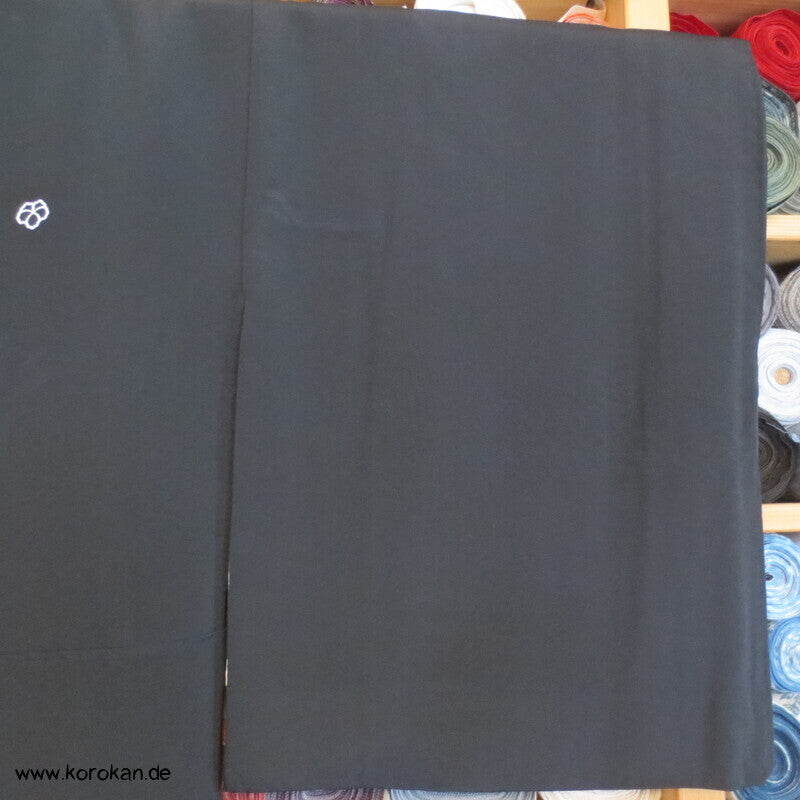 japanische Tomesode Seidencrepe Kimono Tsunami