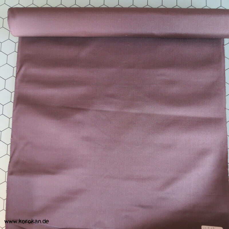 blass aubergine Obi Futter Seiden Rips, fest und steif