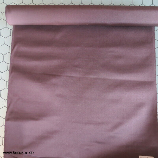 blass aubergine Obi Futter Seiden Rips, fest und steif