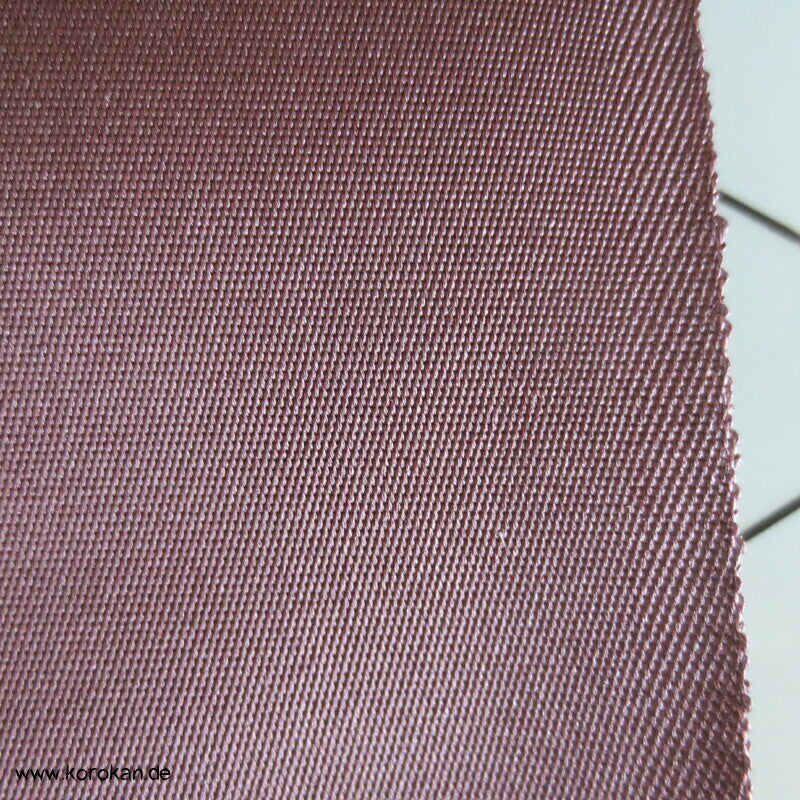 blass aubergine Obi Futter Seiden Rips, fest und steif