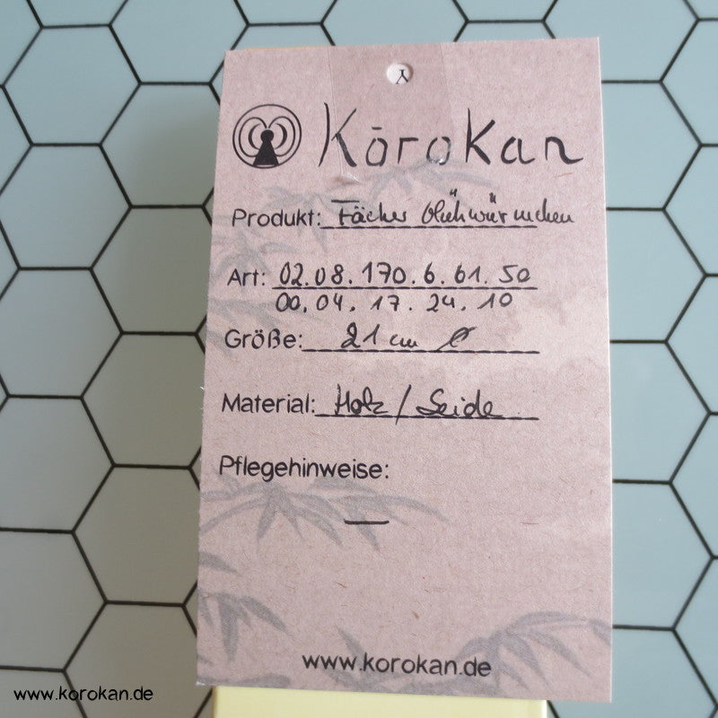 Seide auf Bambus Fächer