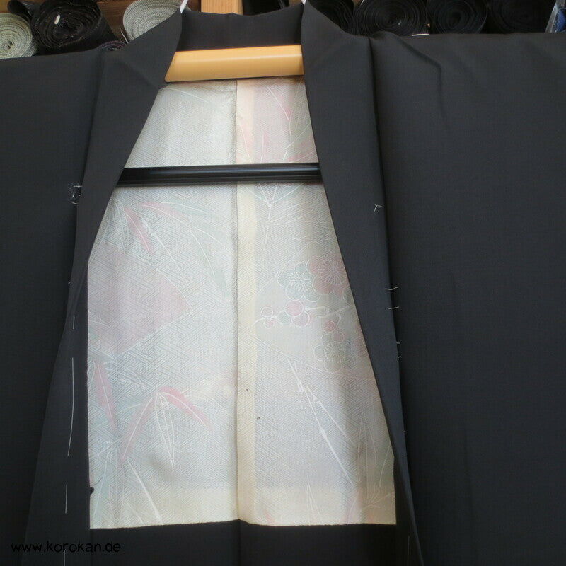 buntes Bambusgitter Haori Kimono Jacke