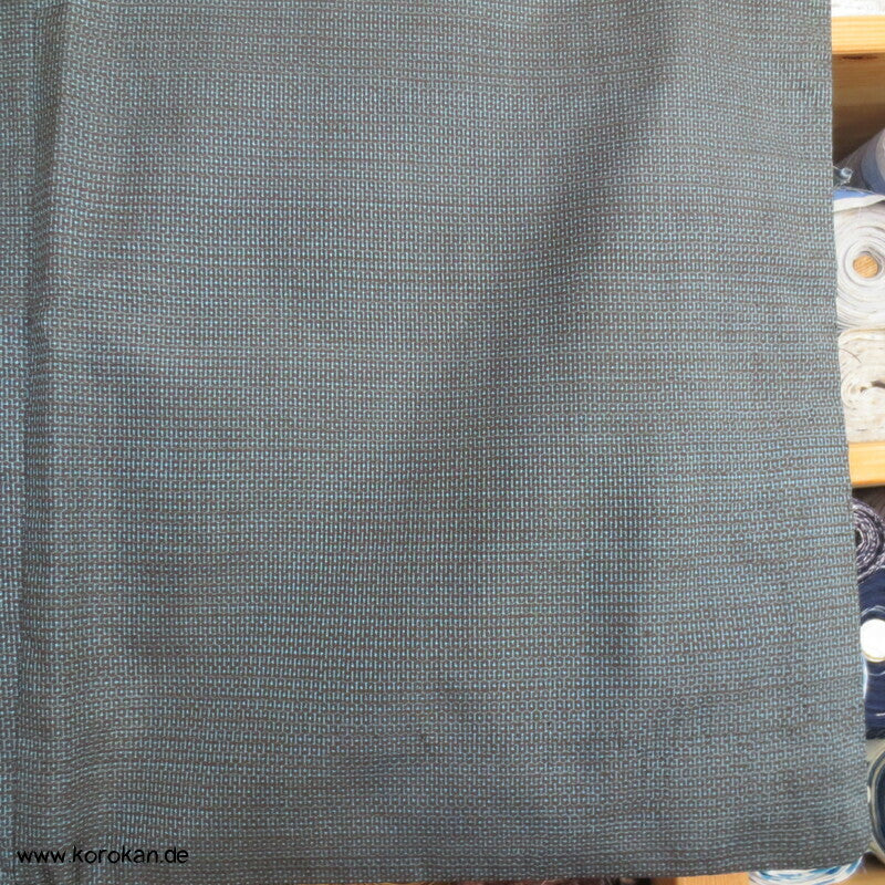 Männer Haori Kimono Jacke Tsumugi Seide, Seidenfutter mit Landschaft
