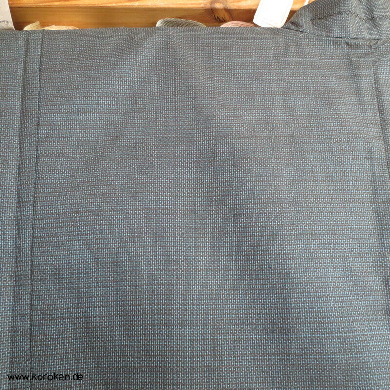 Männer Haori Kimono Jacke Tsumugi Seide, Seidenfutter mit Landschaft