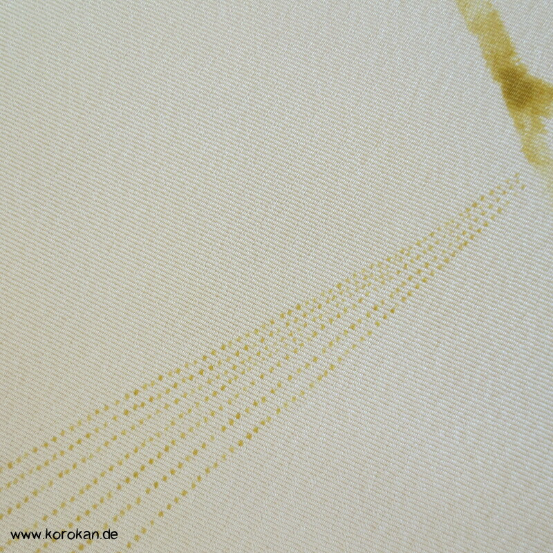 Schmetterlinge, Zweige Kimono Chirimen Crepe Seide, abstrakt