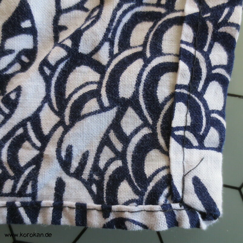 Yukata Baumwoll Kimono mit Koi Mustern