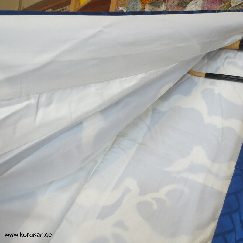wildes Meer - Wellen, Stickerei, Goldfäden Furisode Seidendamast Kimono