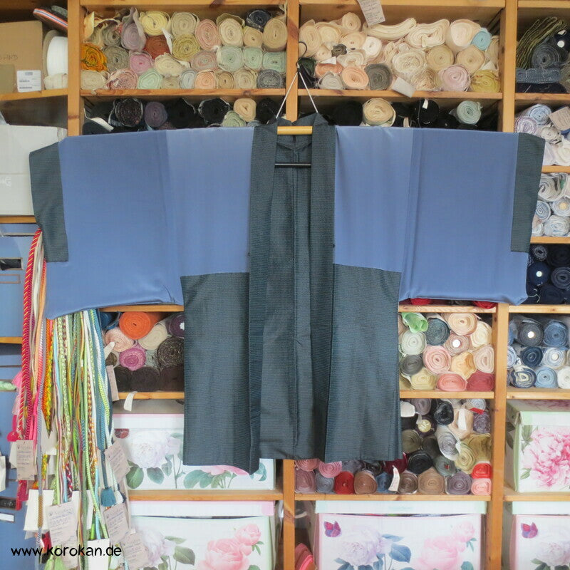 Kikko Oshima Tsumugi Seiden Haori Jacke
