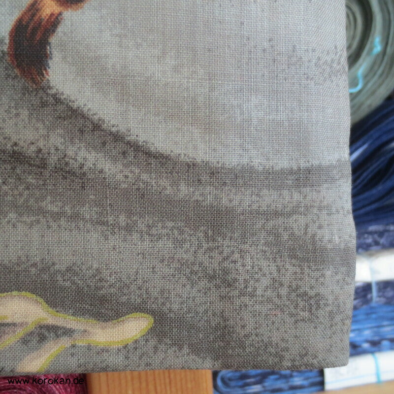 Tiger und Drache Juban Unterkimono, Wollmuslin