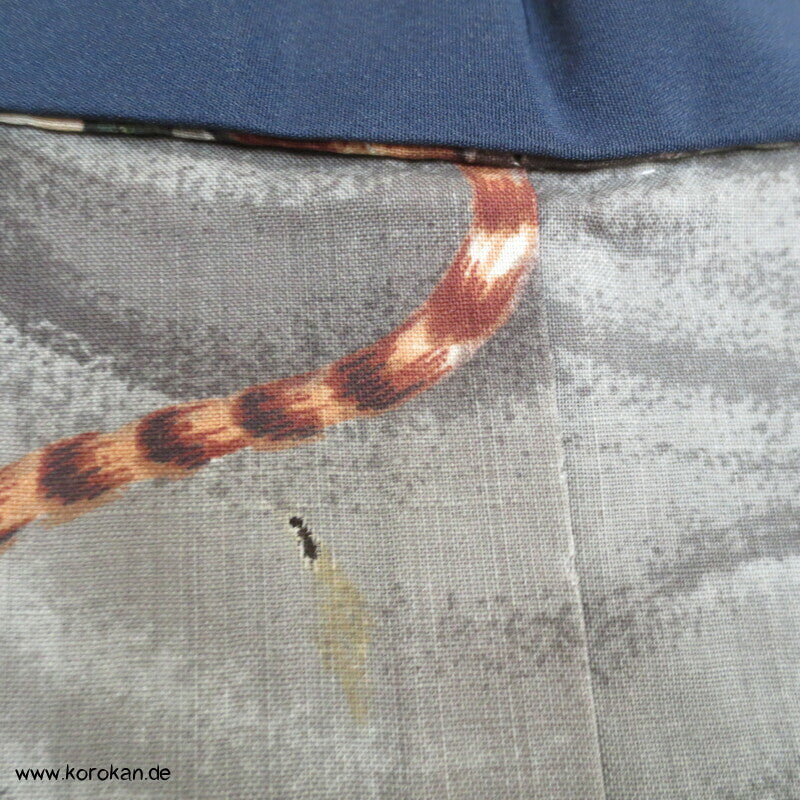 Tiger und Drache Juban Unterkimono, Wollmuslin