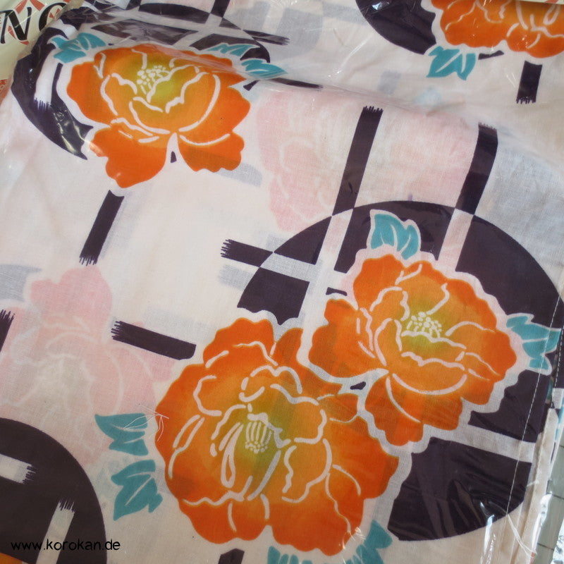 Canoa Yukata Sommer Kimono, reine Baumwolle, neu und originalverpackt