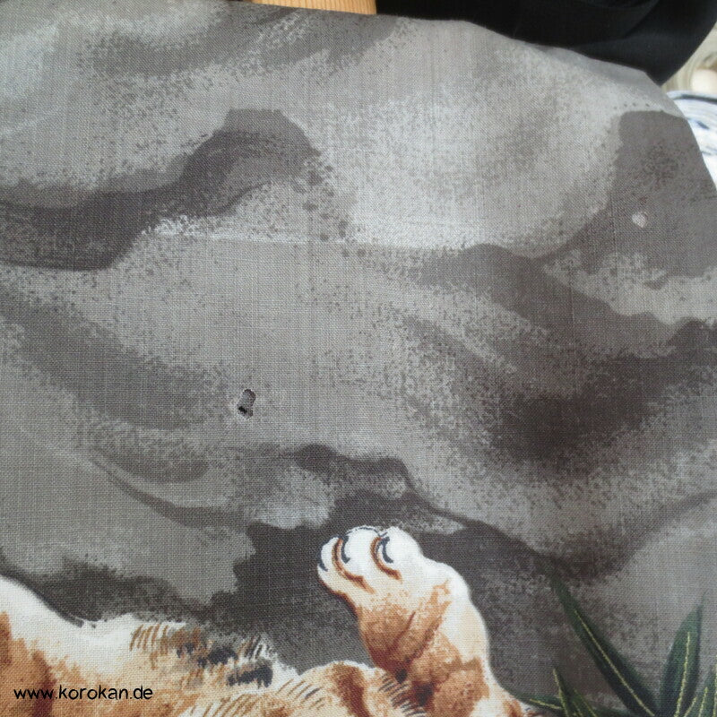 Tiger und Drache Juban Unterkimono, Wollmuslin