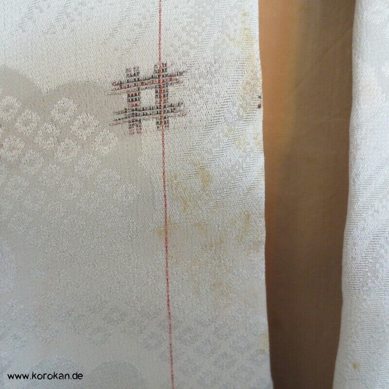 gewebte Wellen mit Urushi Igeta Brunnenkreuzen Komon Kimono