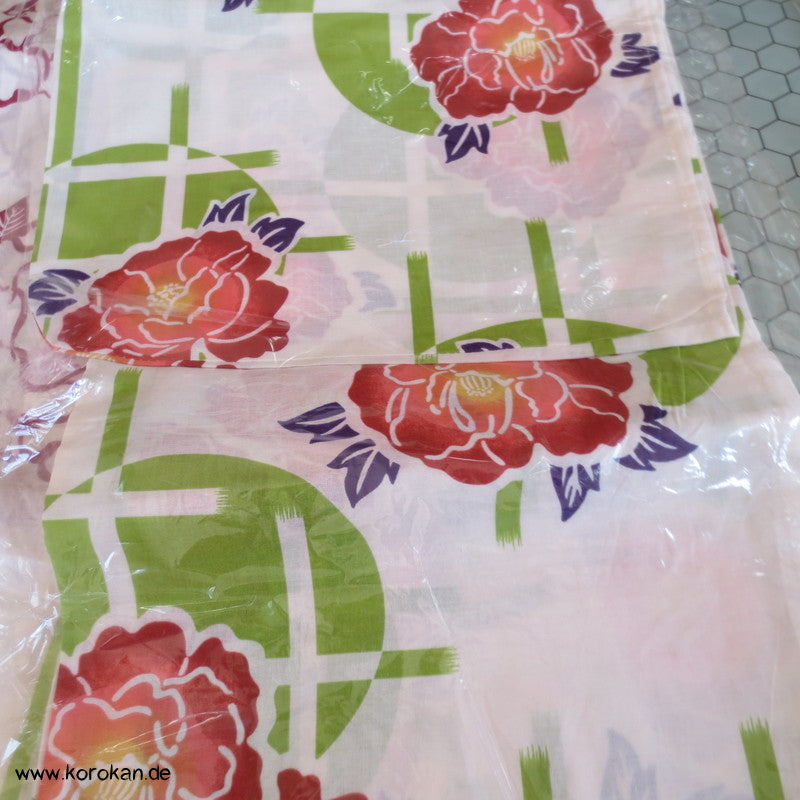 Canoa Yukata Sommer Kimono, reine Baumwolle, neu und originalverpackt