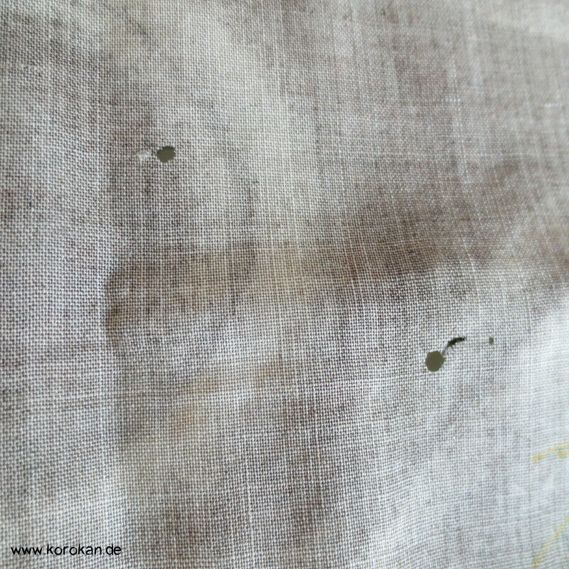 Tiger und Drache Juban Unterkimono, Wollmuslin