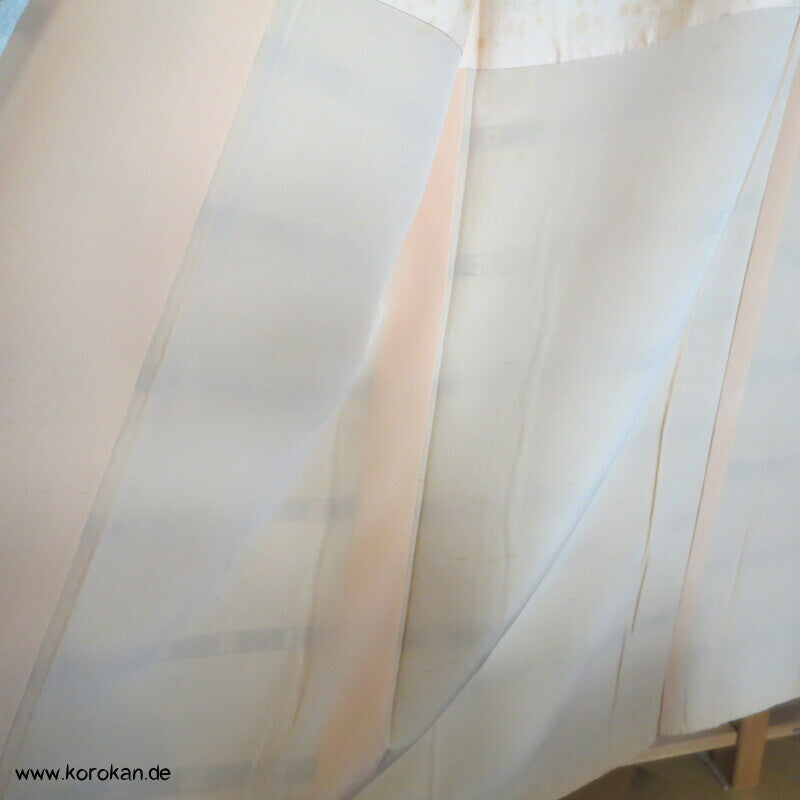 gewebte Wellen mit Urushi Igeta Brunnenkreuzen Komon Kimono