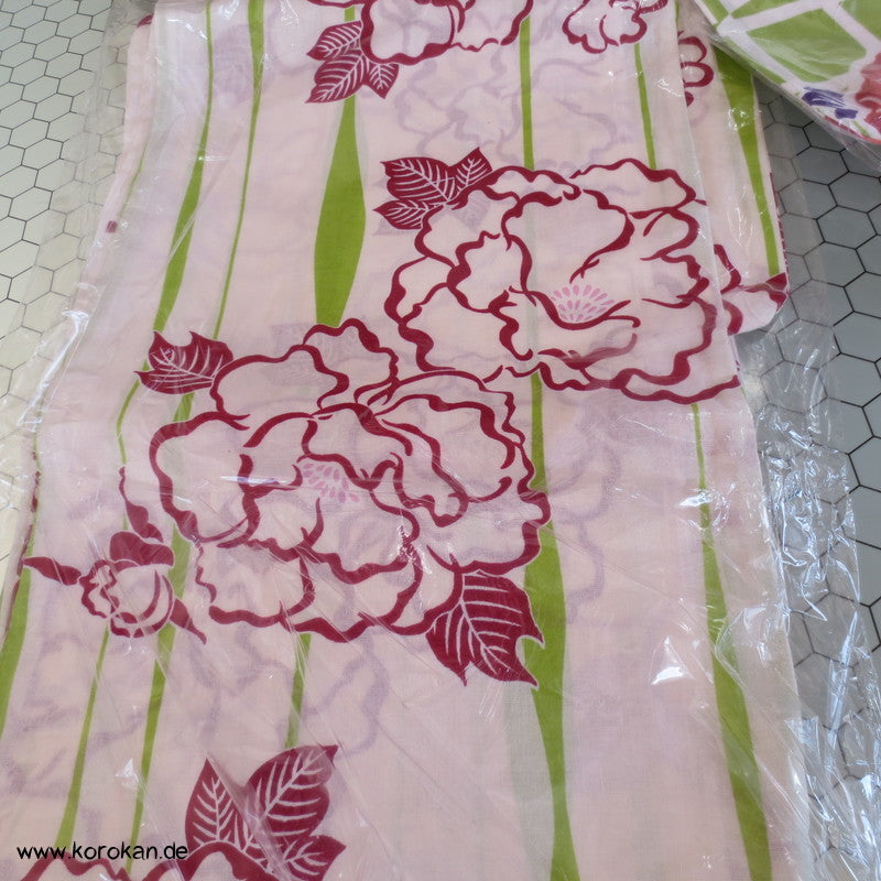 Canoa Yukata Sommer Kimono, reine Baumwolle, neu und originalverpackt