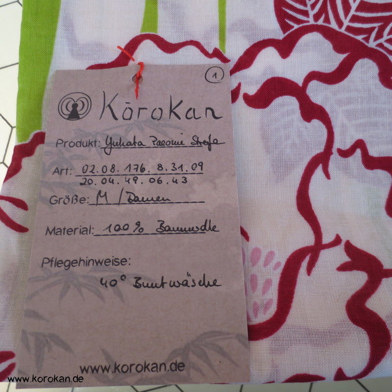 Canoa Yukata Sommer Kimono, reine Baumwolle, neu und originalverpackt