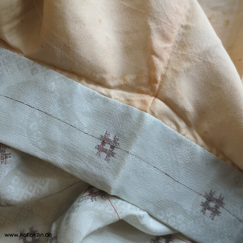gewebte Wellen mit Urushi Igeta Brunnenkreuzen Komon Kimono