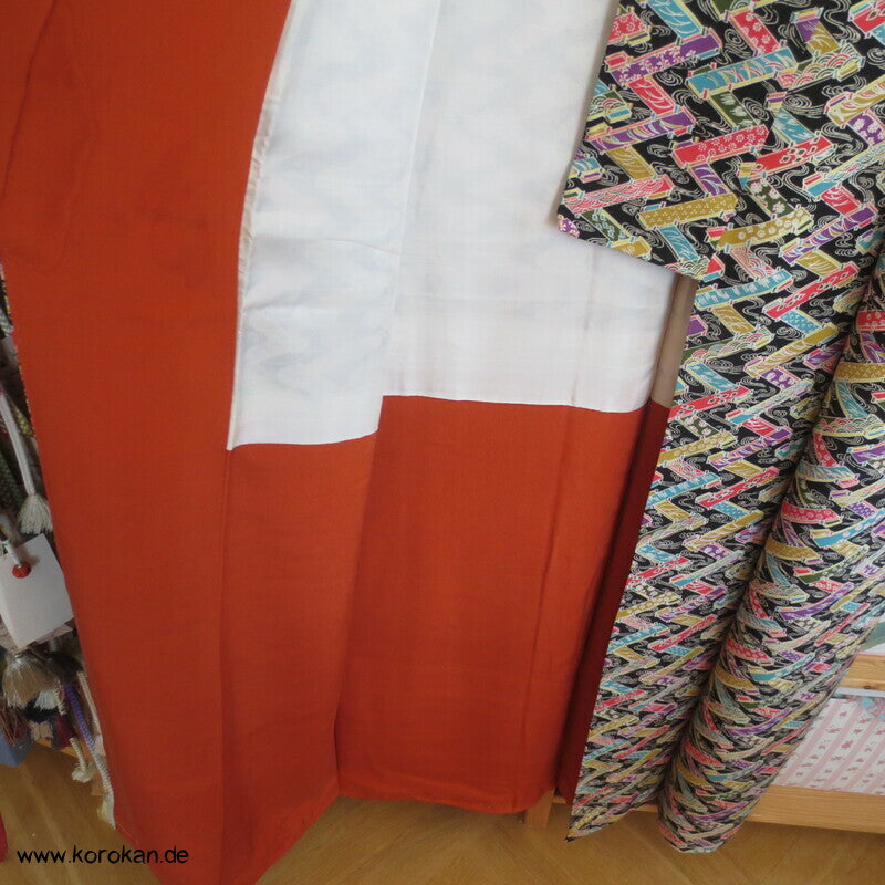 Floating World Stege über Wasser Komon Kimono