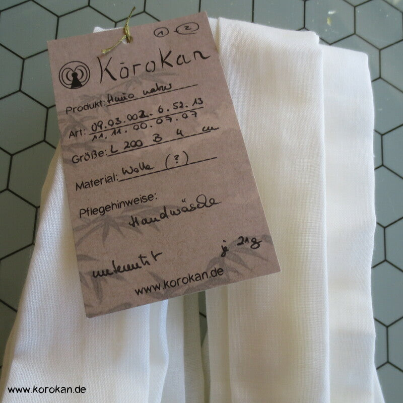 natur Muslin Koshihimo Band für Juban/ Kimono
