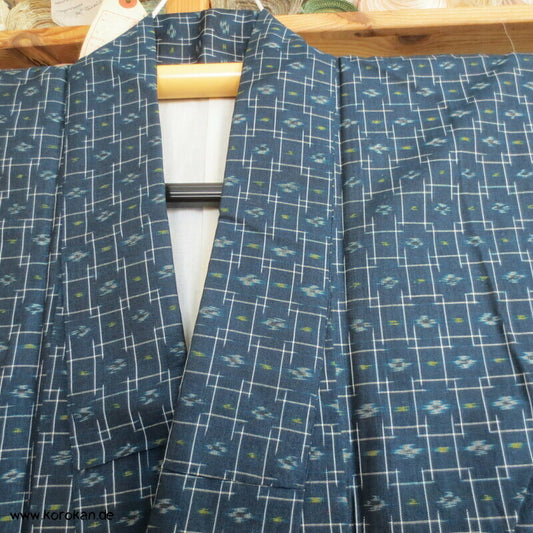 Woll Kasuri Kreuze Komon Kimono