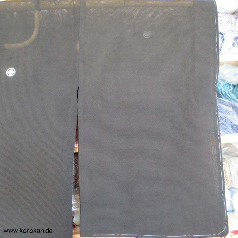 Felsenlandschaft antiker Tomesode Kimono, Rho Seide - halbtransparent