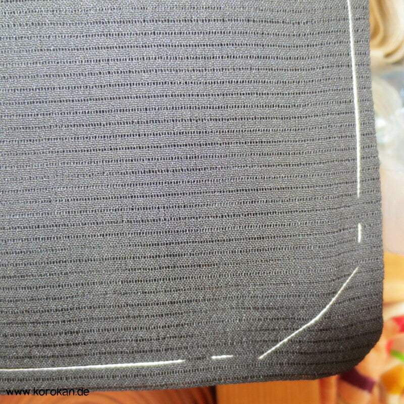 Felsenlandschaft antiker Tomesode Kimono, Rho Seide - halbtransparent