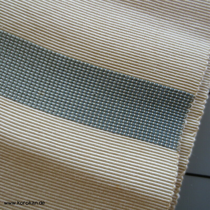 bunte Streifen Vintage Nagoya Obi Seidenrips Kimonogürtel