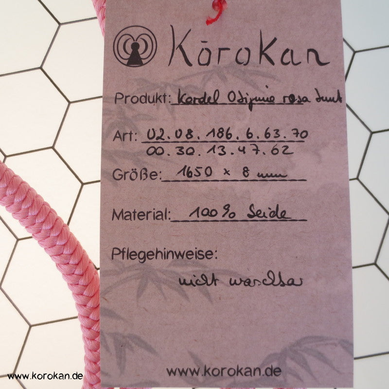 rosa - bunt Kordel Obijime