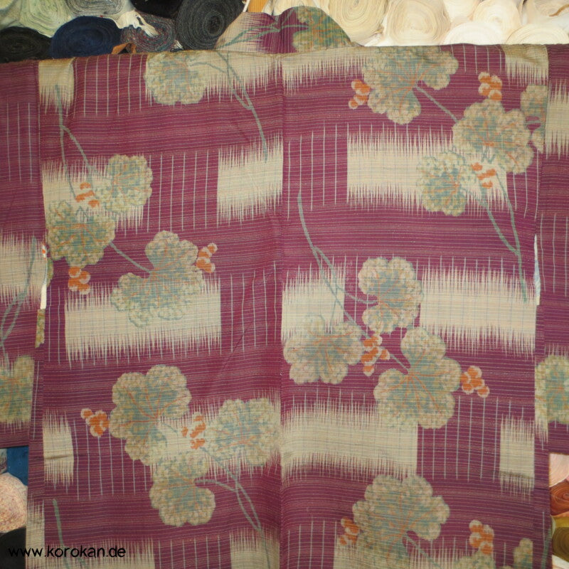 Meisen Seide längere Haori Kimono Jacke - antik
