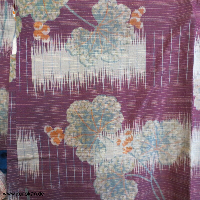 Meisen Seide längere Haori Kimono Jacke - antik