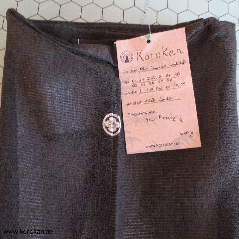 Felsenlandschaft antiker Tomesode Kimono, Rho Seide - halbtransparent