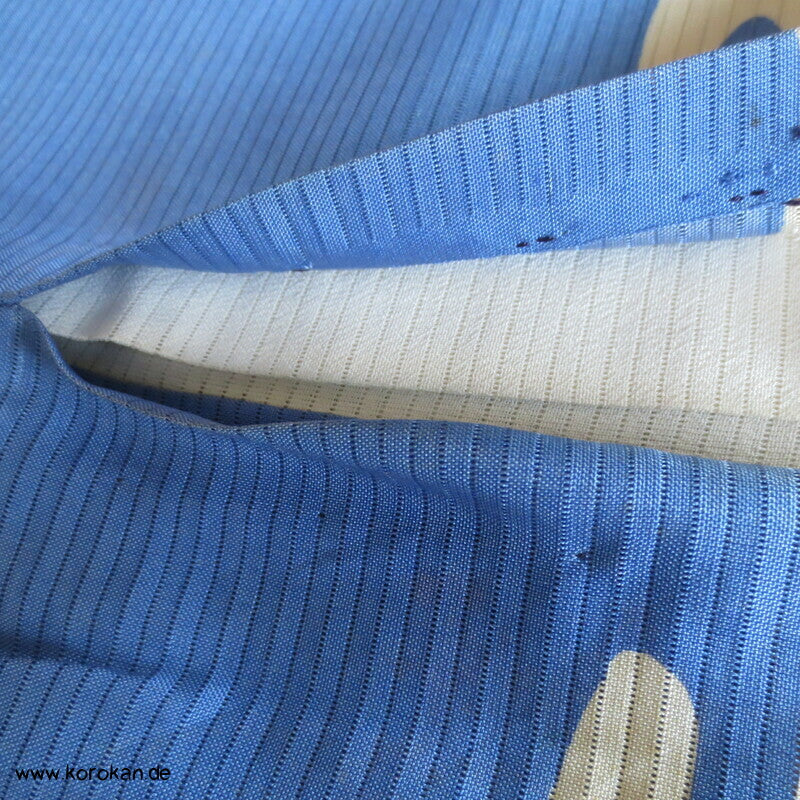 antiker Kimono Juban für kleine Jungen, Brasse, Angel, Korb