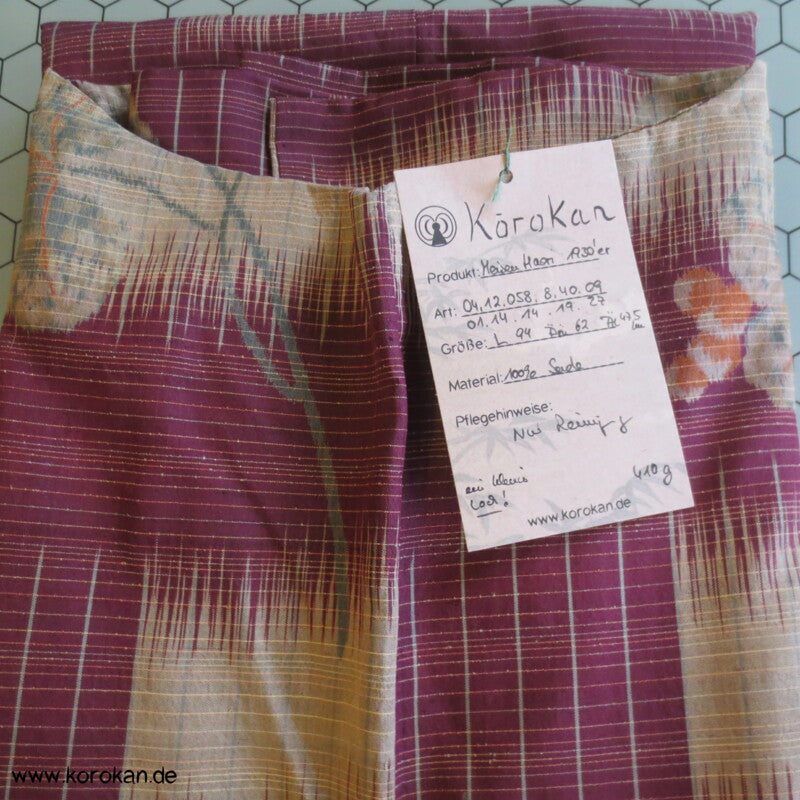 Meisen Seide längere Haori Kimono Jacke - antik