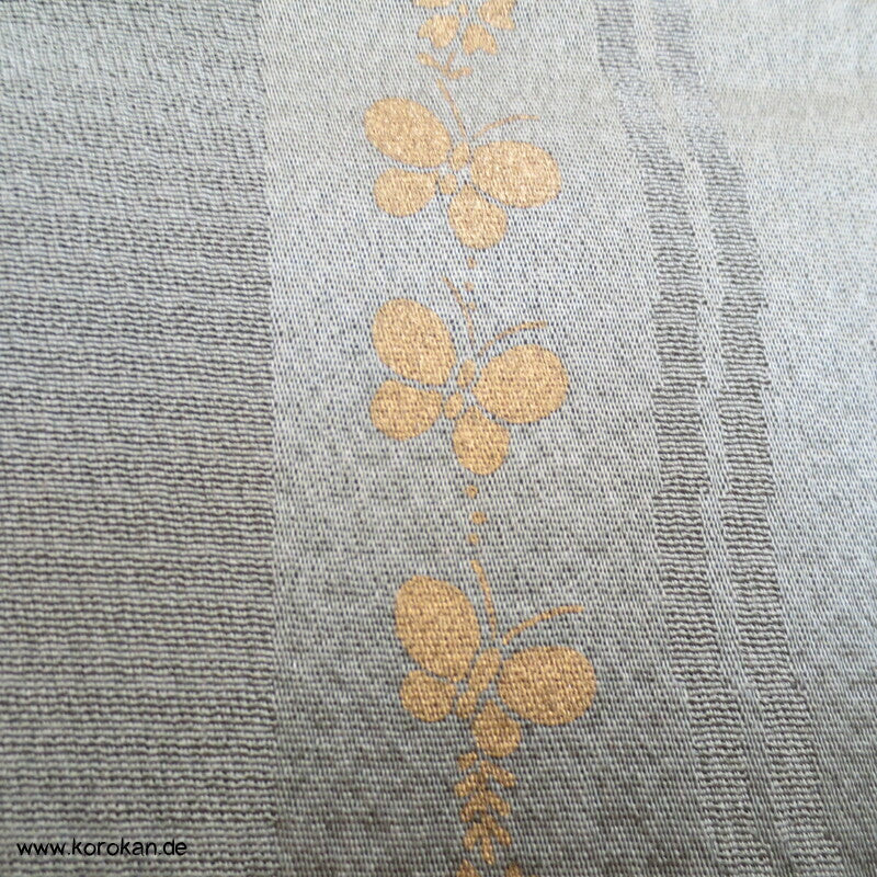 Bokashi Farbverlauf, Weiden, Fächer Homongi Kimono