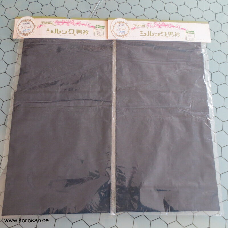 Han Eri schwarzer Sillook Kragenstreifen