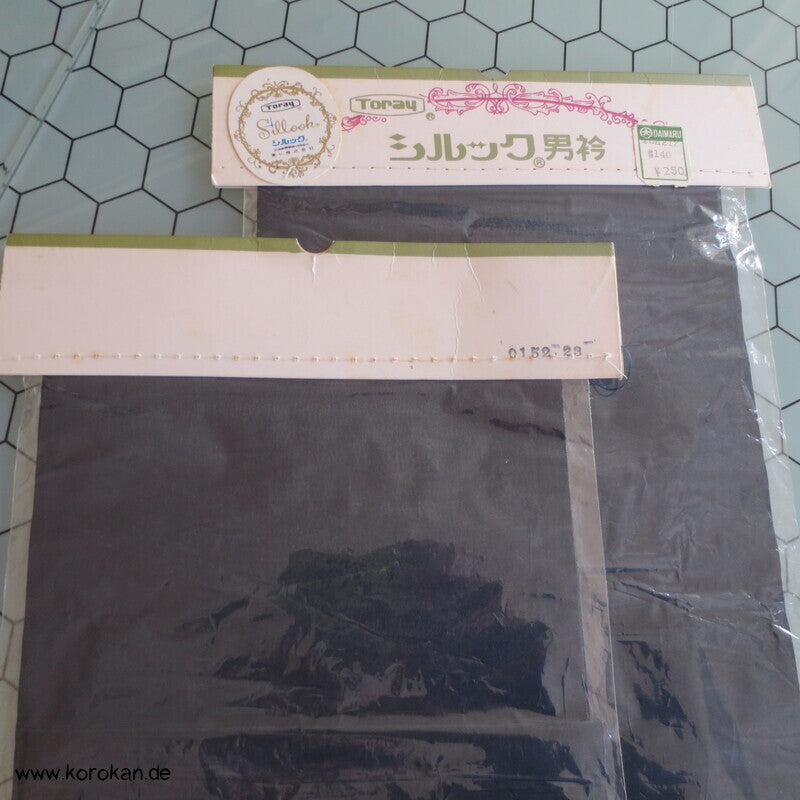 Han Eri schwarzer Sillook Kragenstreifen