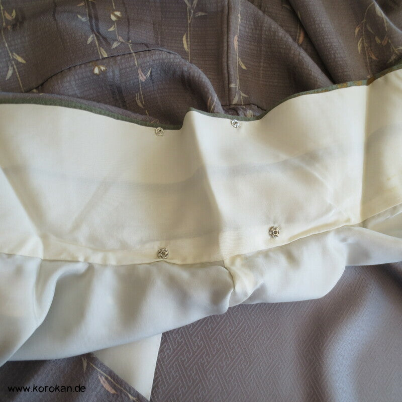 Bokashi Farbverlauf, Weiden, Fächer Homongi Kimono
