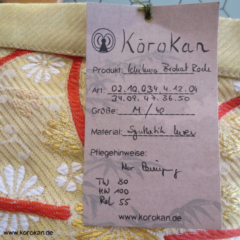 Ume Blüten Ichikura Brokat Bleistiftrock