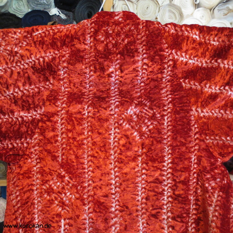 Viale Budo Shibori Crash Samt Michiyuki Raglanjacke